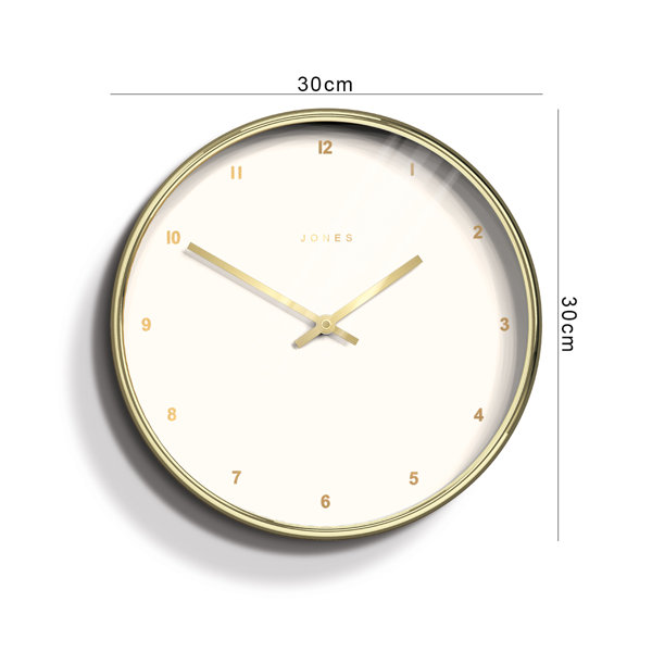 Jones Clocks Studio 30cm Wall Clock & Reviews Wayfair.co.uk